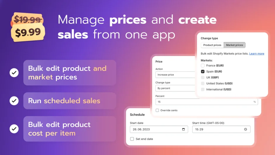 Shopify Price Editor